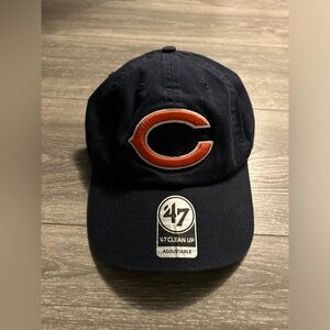 NWT Chicago Bears Navy Adjustable Hat